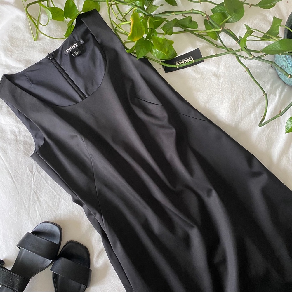 DKNY Knee-Length Formal Black Dress NWT
